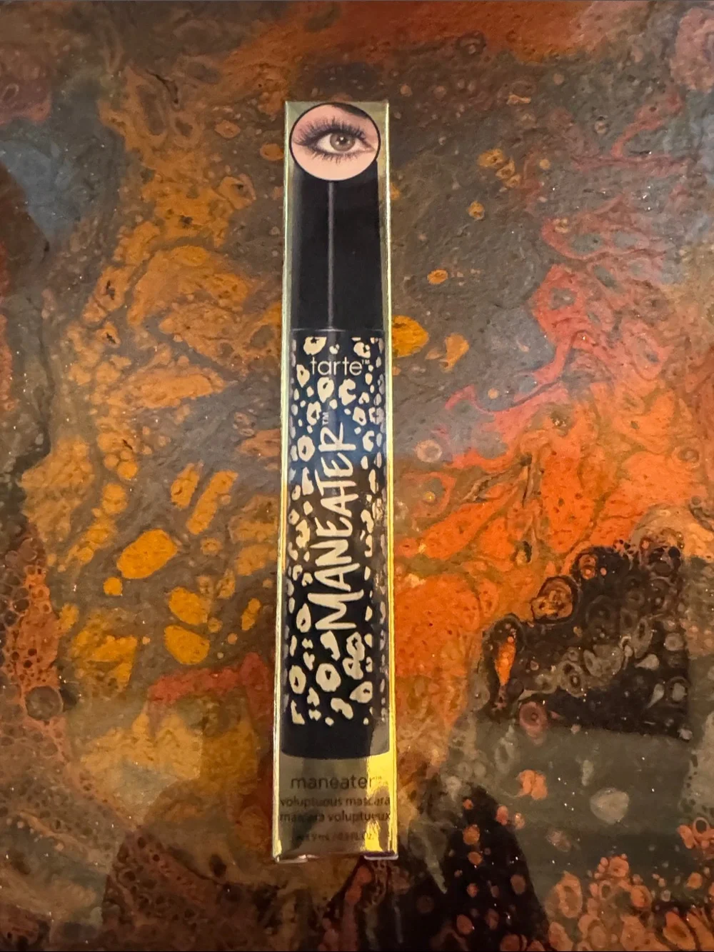4 Pc Set tarte 6-Eyeshadow Palette, Maneater Mascara, Lip Plump, Melt mask